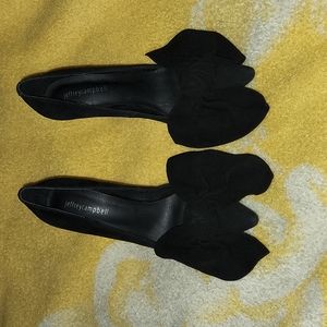 Jeffrey Campbell black Bow heels size 7.5